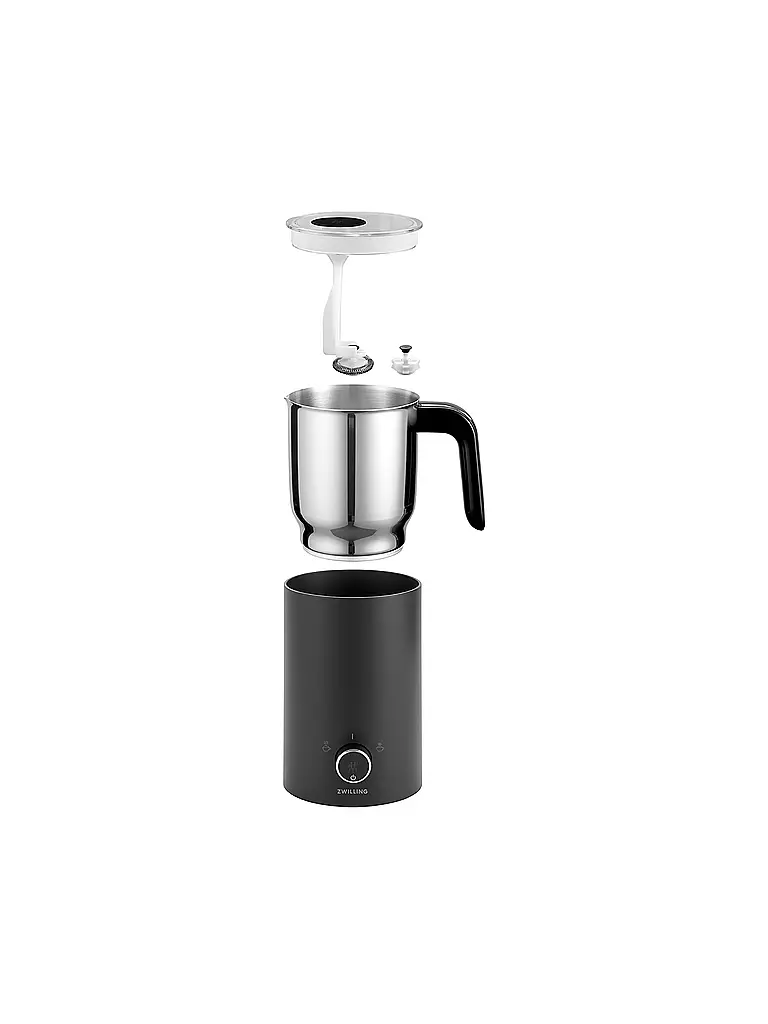 ZWILLING Milchaufschäumer ENFINIGY 200/400ml schwarz