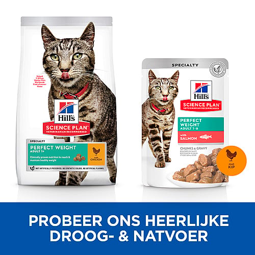 Hill's Science Plan Perfect Weight Adult Kattenvoer
