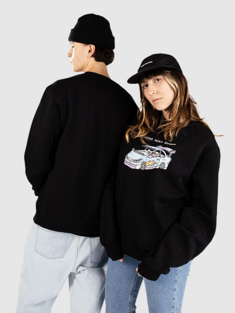 Brother Merle Racer Sweater black