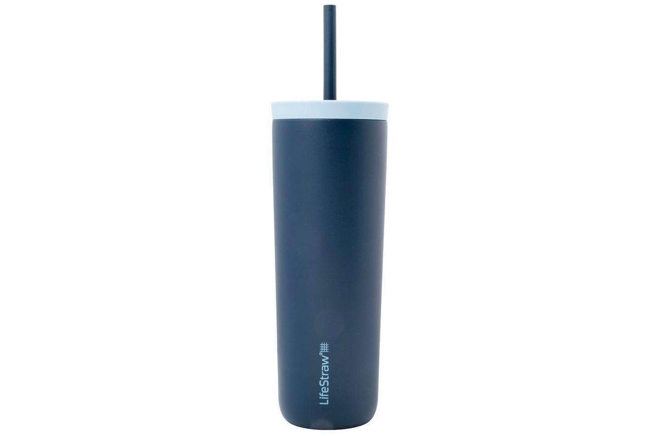 LifeStraw Go Steel Tumbler Aegean Sea, drinkbeker met waterfilter, 530 ml