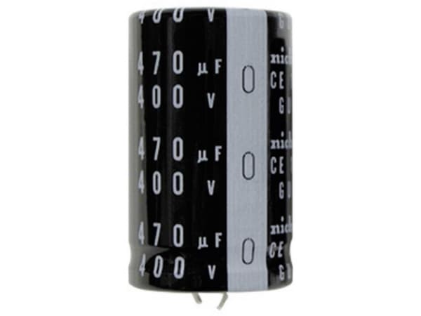 Nichicon LGU1E472MELZ Elektrolytisk kondensator SnapIn 10 mm 4700 µF 25 V/DC 20 % (Ø x L) 22 mm x 25 mm 1 stk.