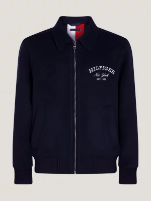 Jaqueta Varsity Prep em Mistura de Lã Reciclada
