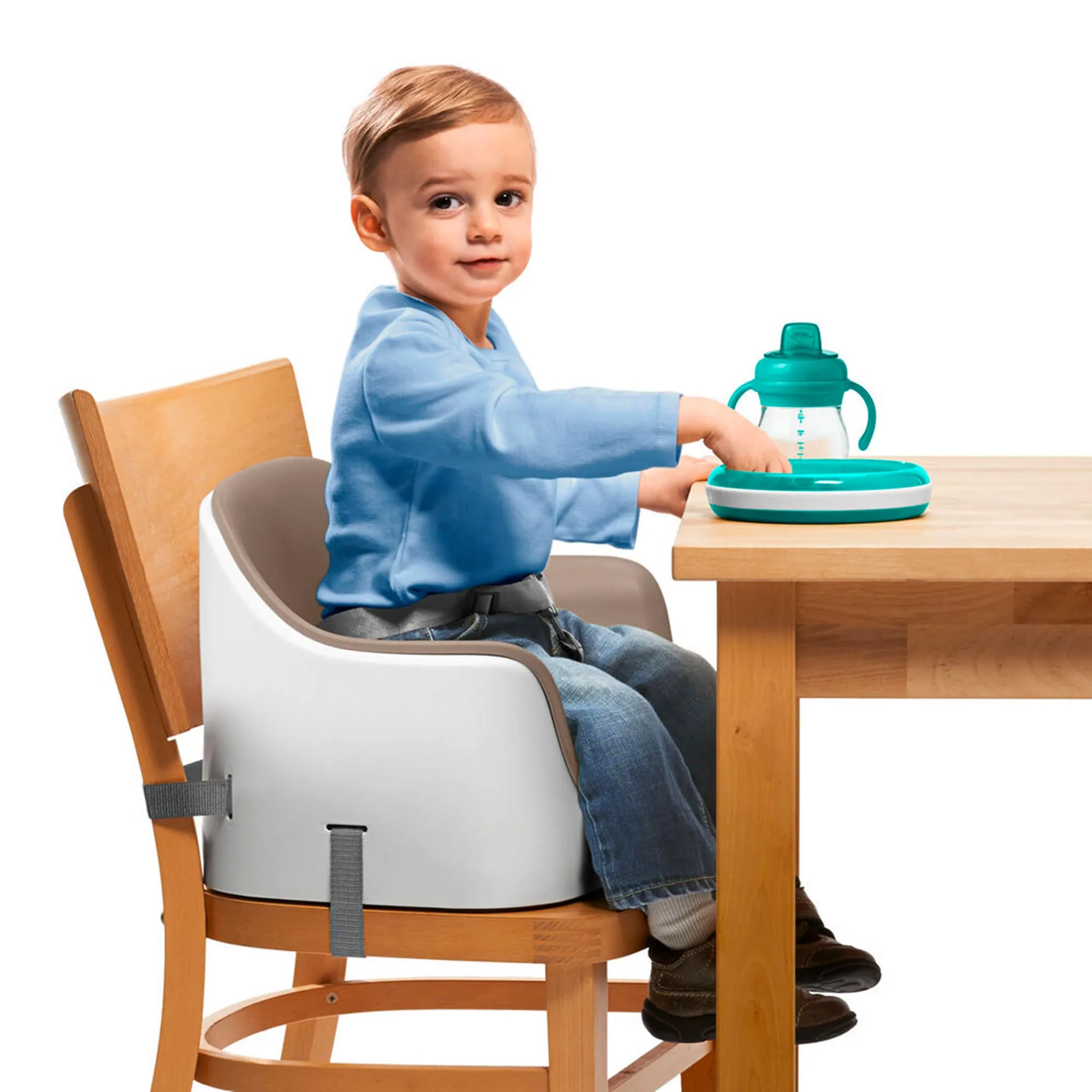 Oxo Tot Siège d'Appoint Rehausseur Nest - Taupe