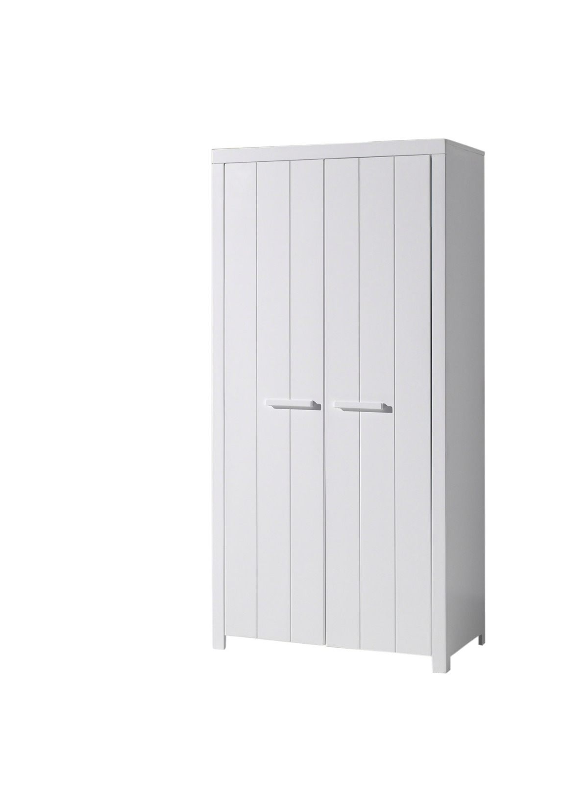 Kleiderschrank ERIK - weiß - 2-türig