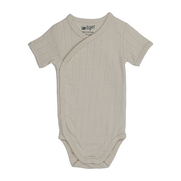 Lodger Solid Overslagromper Korte Mouw - Mt. 56 - Birch