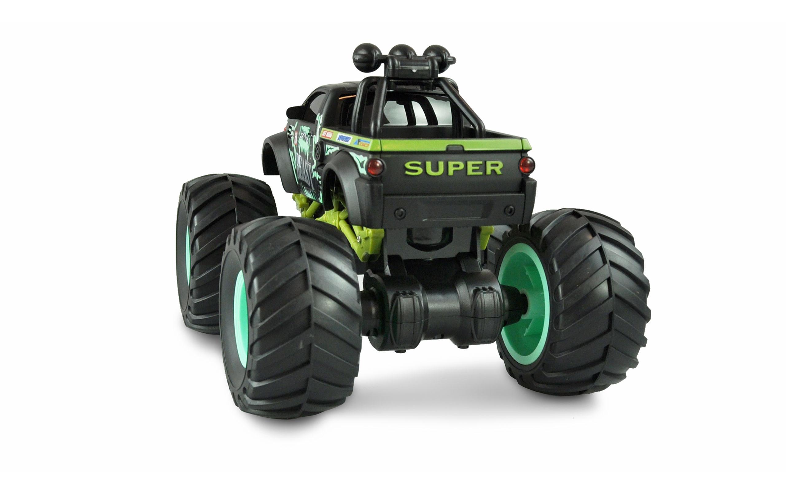 Monster Truck Big Buster Grün, RTR, 1:18Ferngesteuerter Monstertruck