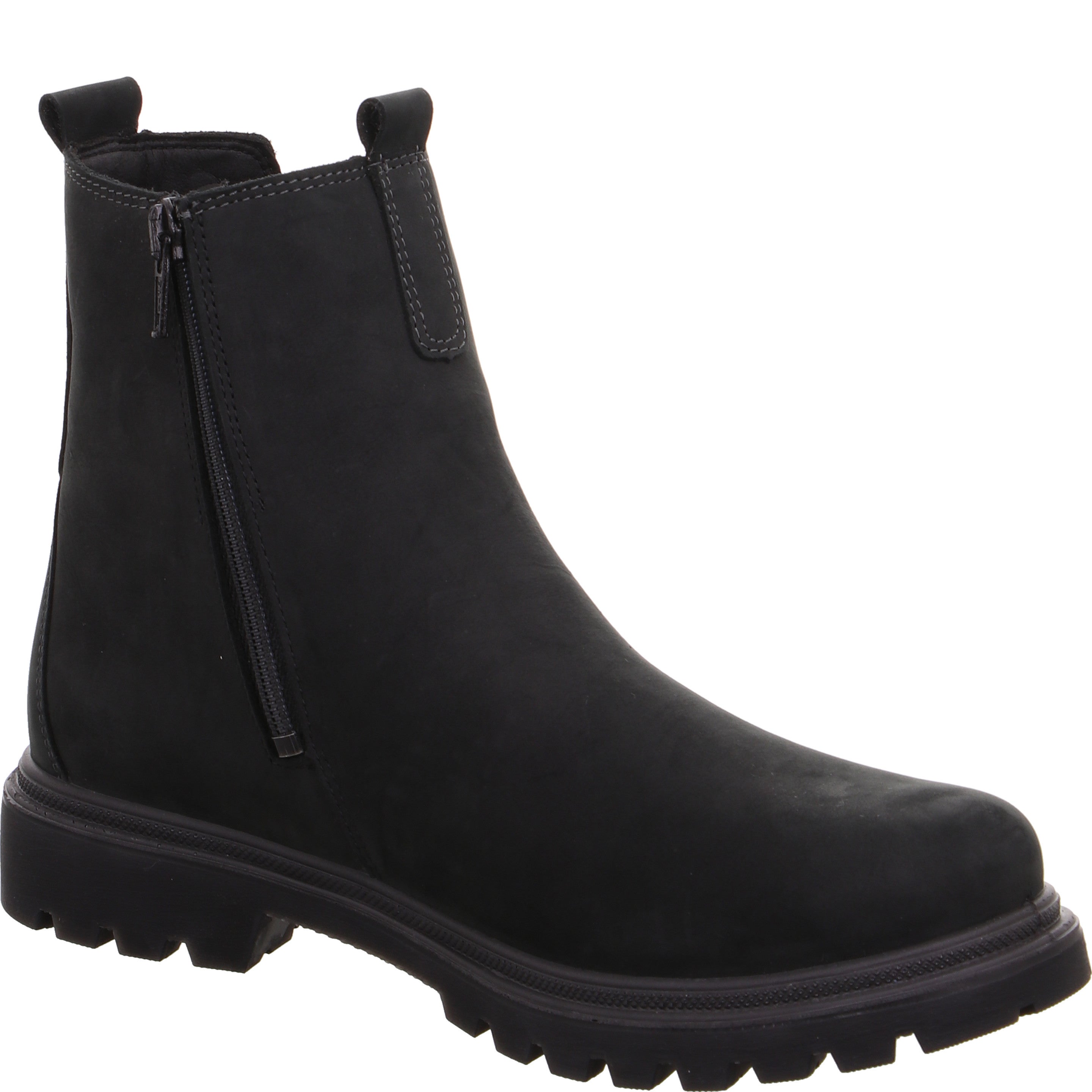 legero MONTA Damen  Chelsea Boots mit Reißverschluss - Farbe: Schwarz - Größe: 36