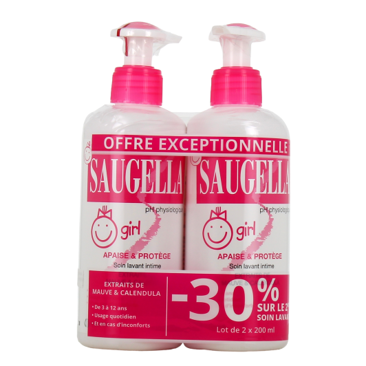 Saugella Girl Hygiène Intime - 3 à 12 ans