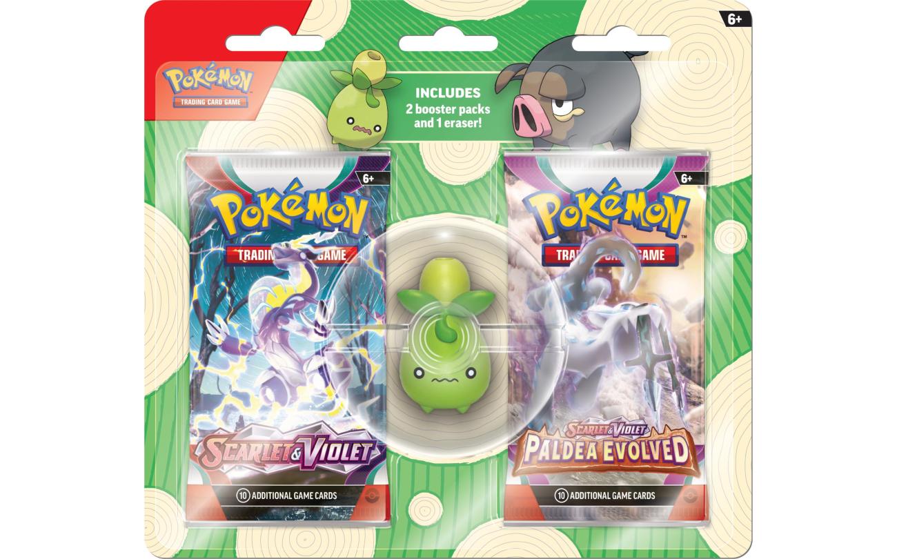 Pokémon Back to School - Eraser + 2 boosters
