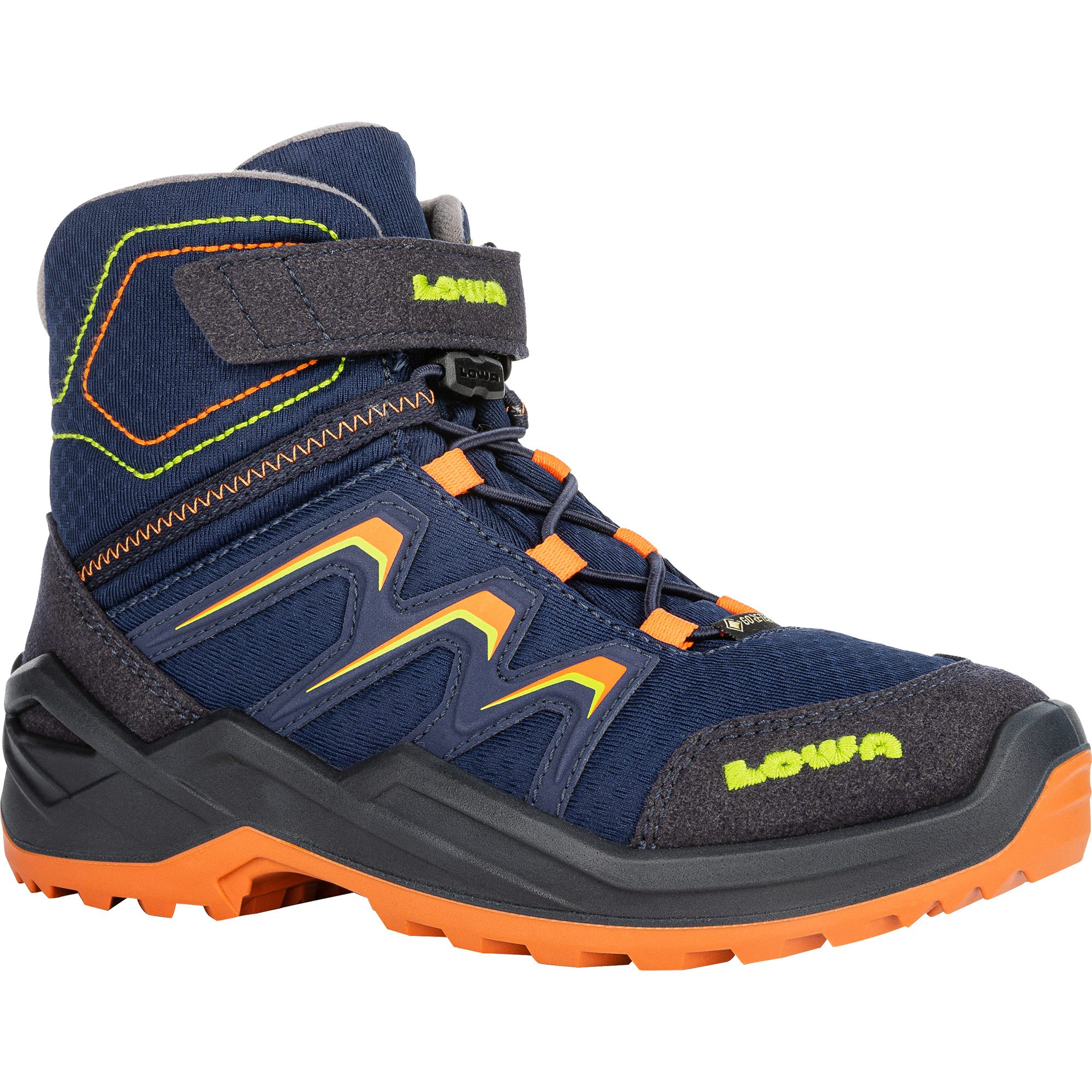 LOWA Maddox Warm GORE-TEX® Mid Winterstiefel Kinder navy