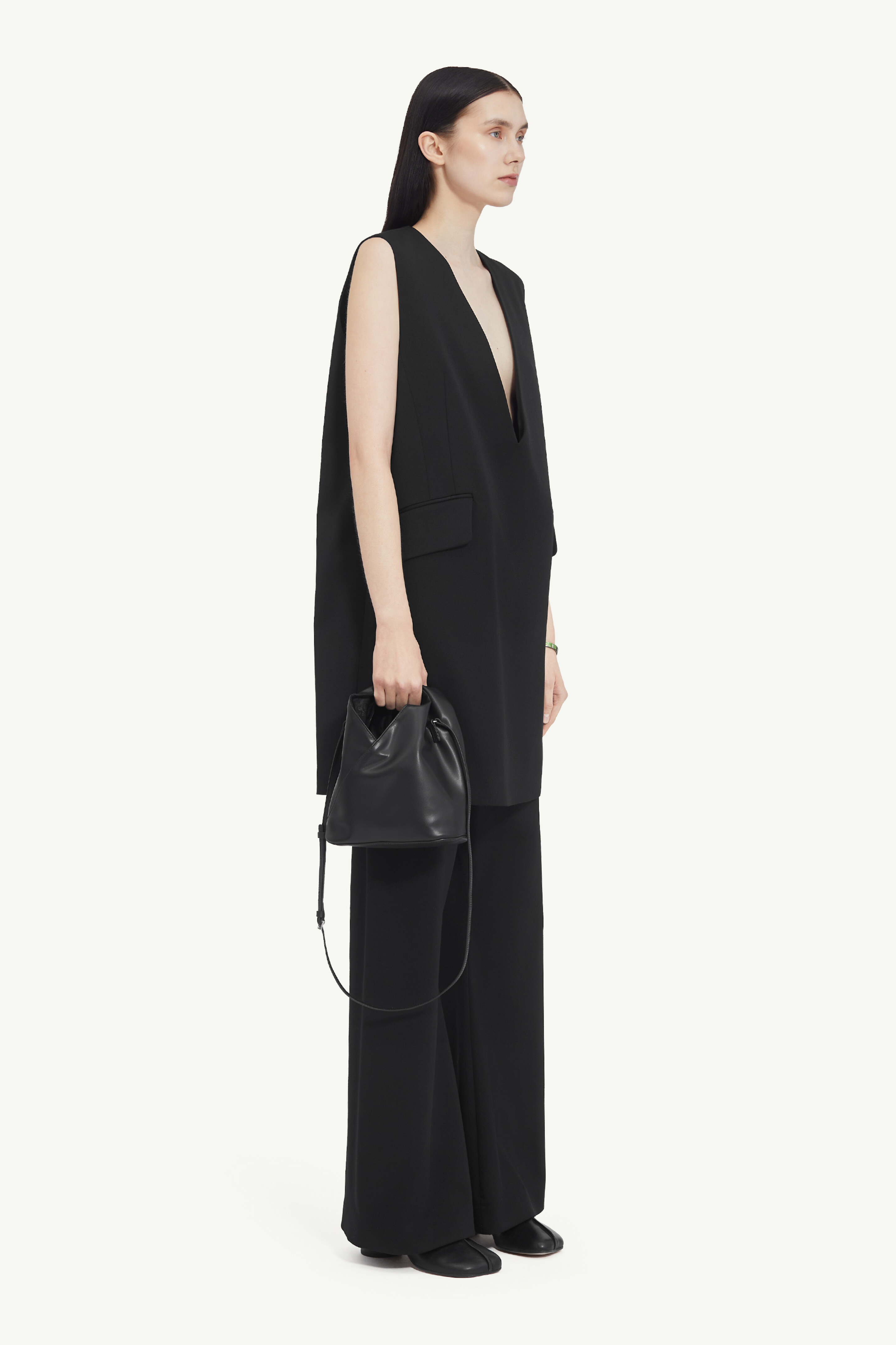 Mini robe en laine façon tailleur