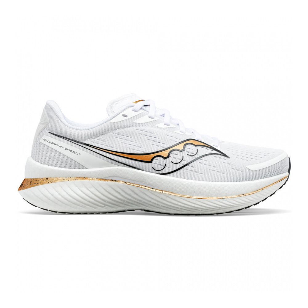 Saucony ENDORPHIN SPEED 3 - Chaussures running Femme white/gold
