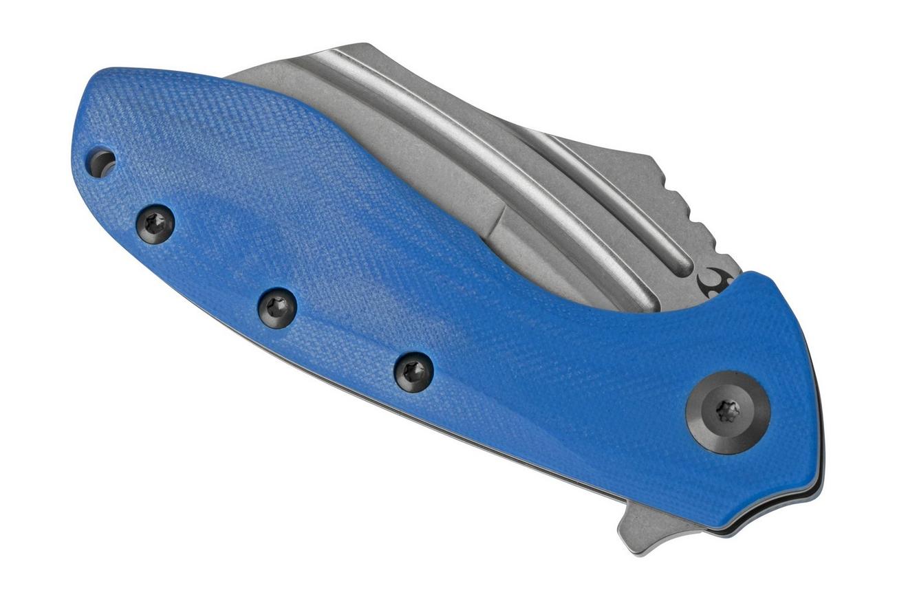 Kansept KTC3, T1031A3 Stonewashed, Dark Blue G10 zakmes, Justin Koch design