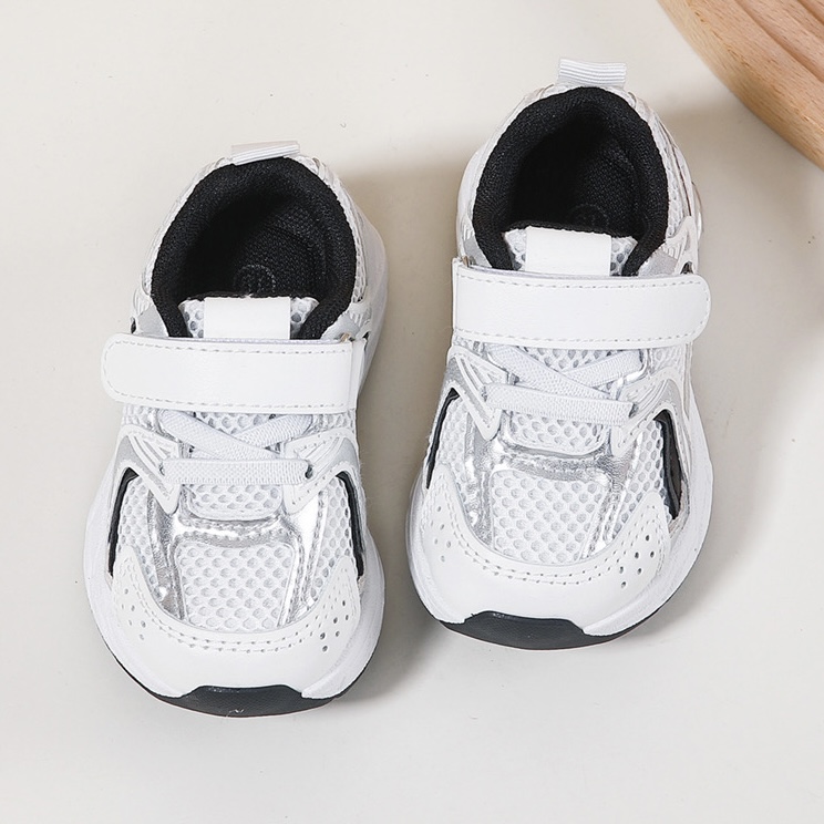 Sporty sneakers - wit/zwart