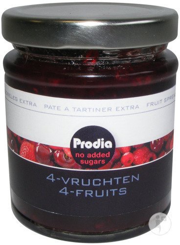 Prodia Pâte A Tartiner Extra 4 Fruits 215g