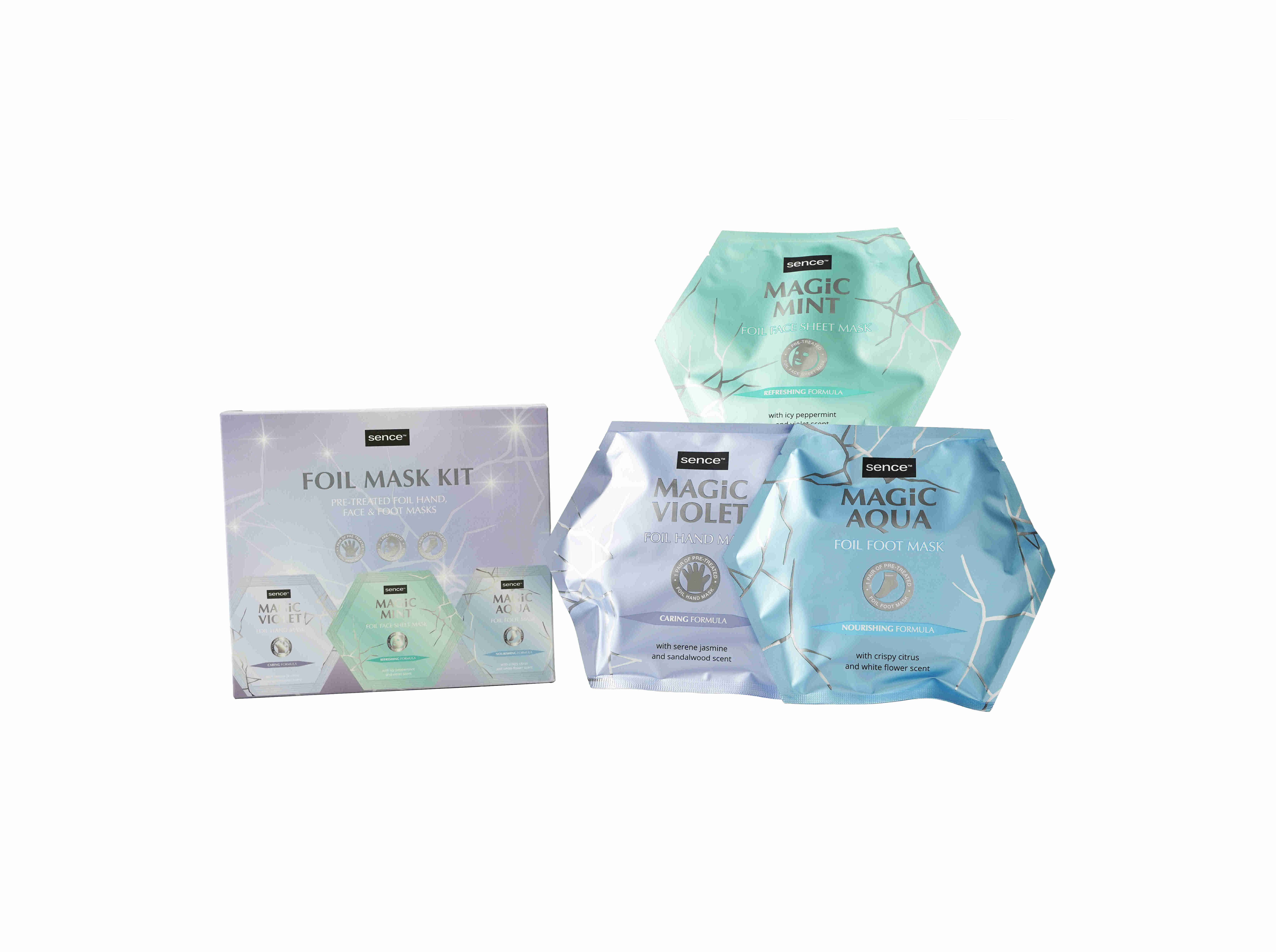 CONJUNTO SENCE MÁSCARAS MYSTIC COLD 3UN
