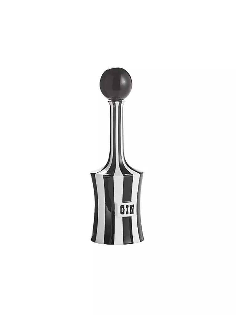 JONATHAN ADLER Gin Karaffe VICE 780cm Black / White schwarz