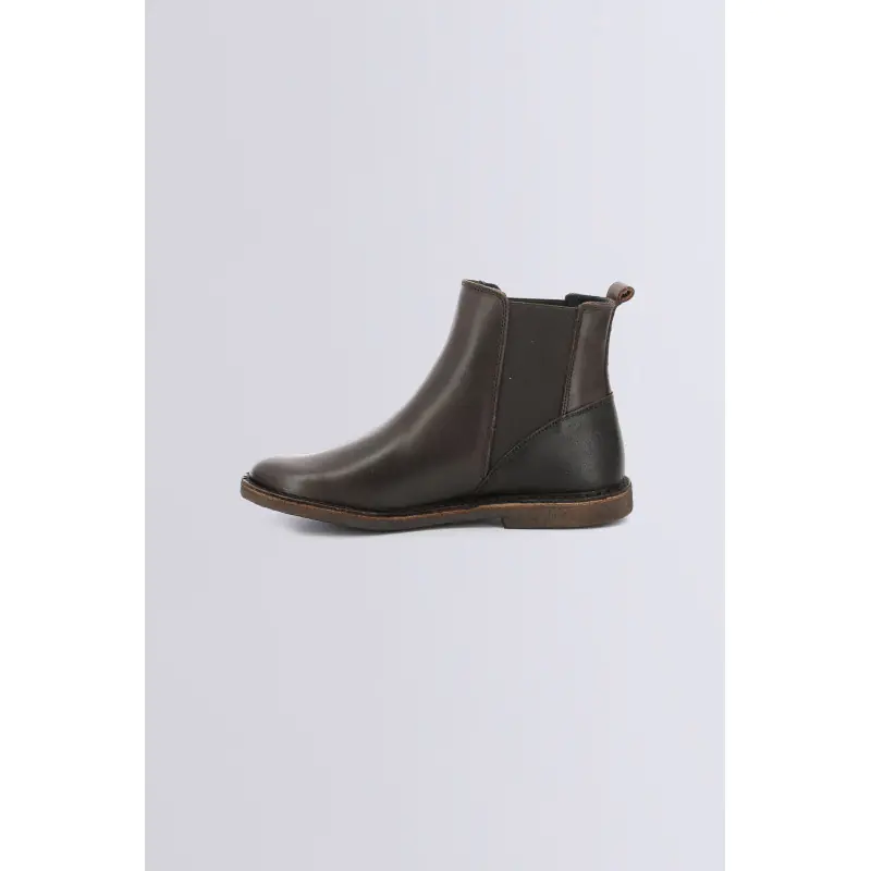KICK TIPIST MARRON FONCE BOOTS Cuir Femme