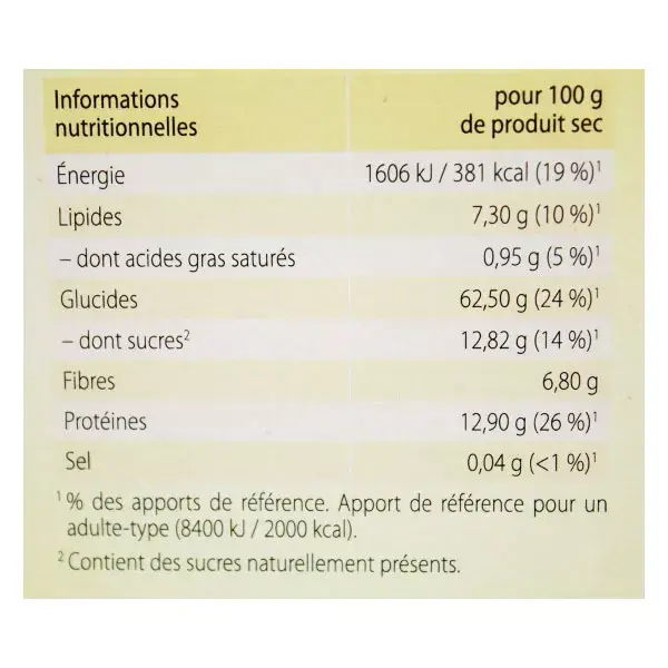 Mingau de milho-miúdo e trigo sarraceno Jentschura AlcaMatin com frutas e sementes 500g