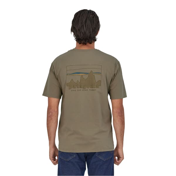 T-shirt PATAGONIA M'S '73 SKYLINE ORGANIC T-SHIRT GARDEN GREEN