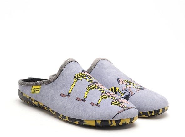 La maison de l espadrille chaussons homme l15 6 gris