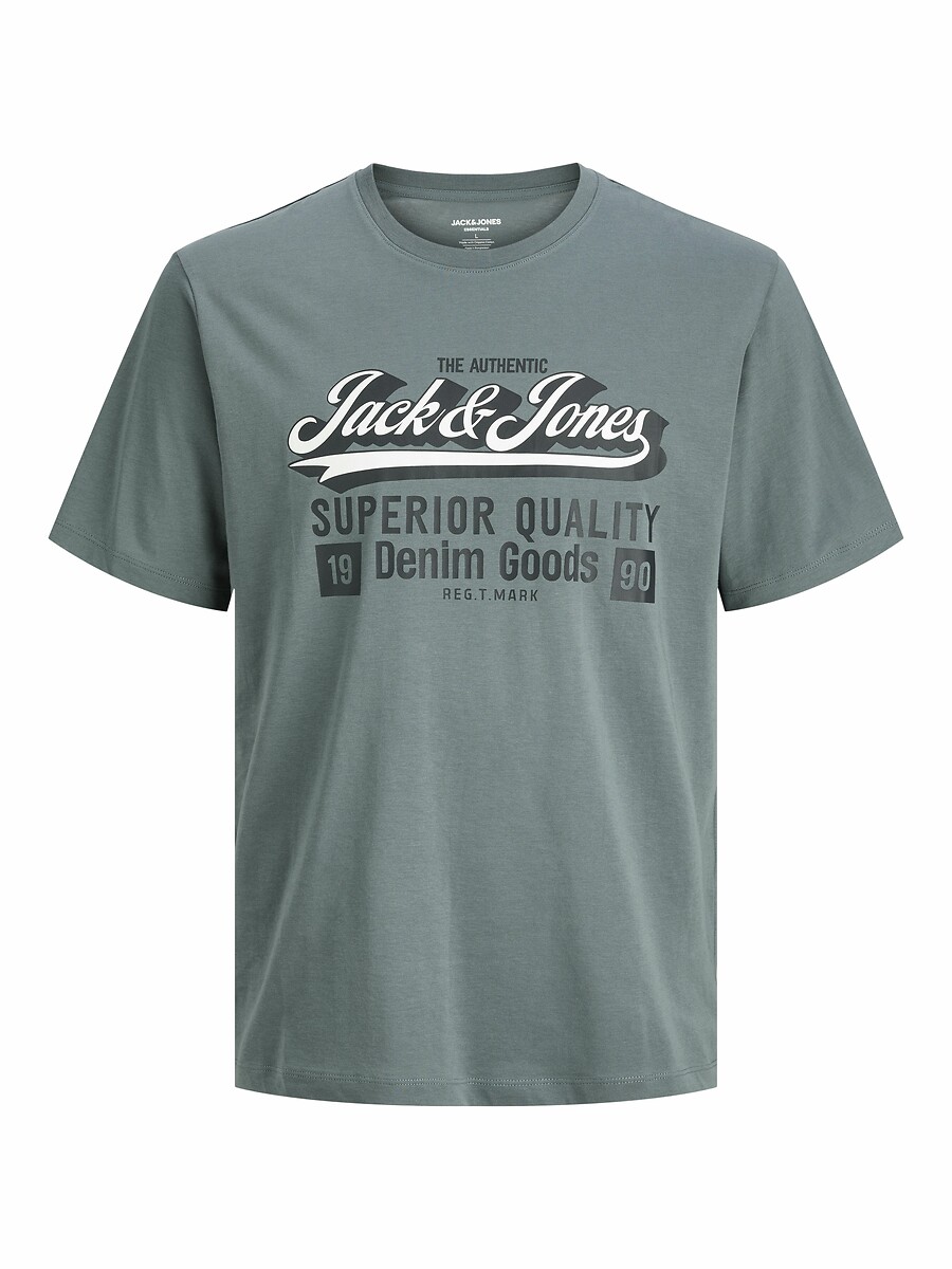 JACK & JONES<br>Camiseta de gola redonda com o logotipo Jje