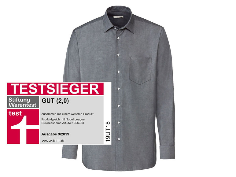 Heren-businessoverhemd