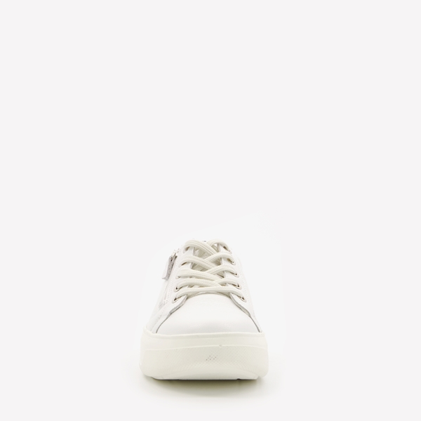 Hush Puppies leren dames sneakers wit