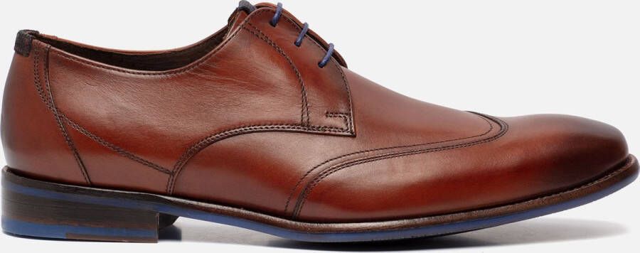 Floris van Bommel SFM-30321-22-01 Volwassenen Heren veterschoenNette herenschoenen Cognac