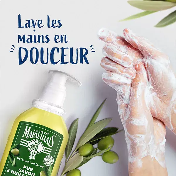 Le Petit Marseillais Refil Gel para Lavar as Mãos Sabonete Puro e Azeite 250ml