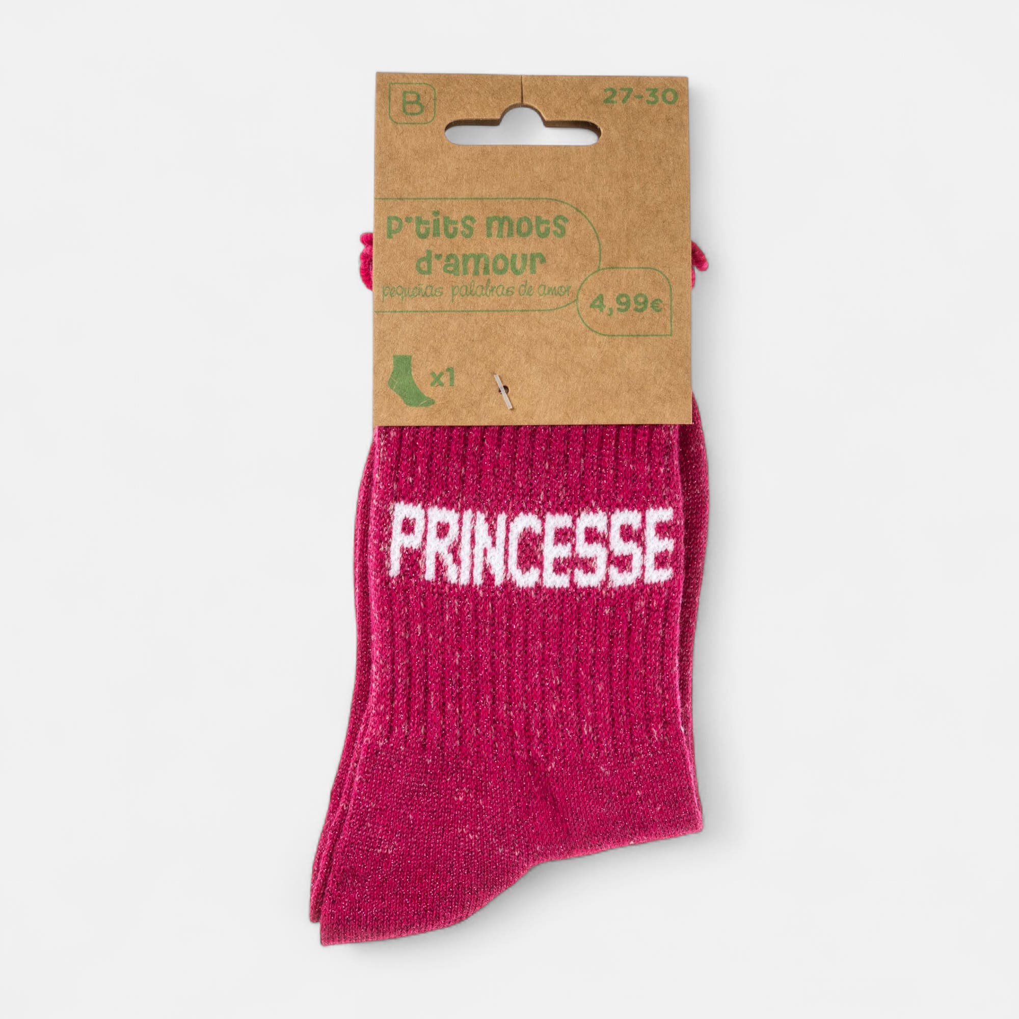 Chaussettes Enfant fuchsia