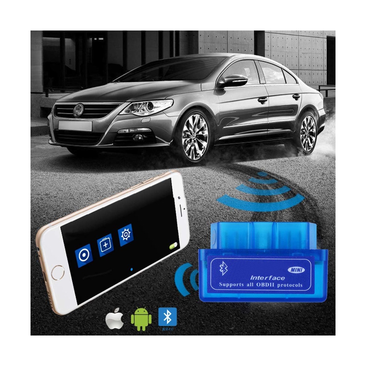 OBDII feilkodeleser - Bluetooth 2.0