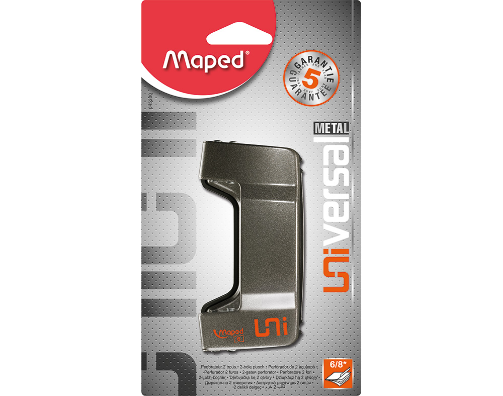 FURADOR UNIVERSAL MAPED 6-8 FOLHAS