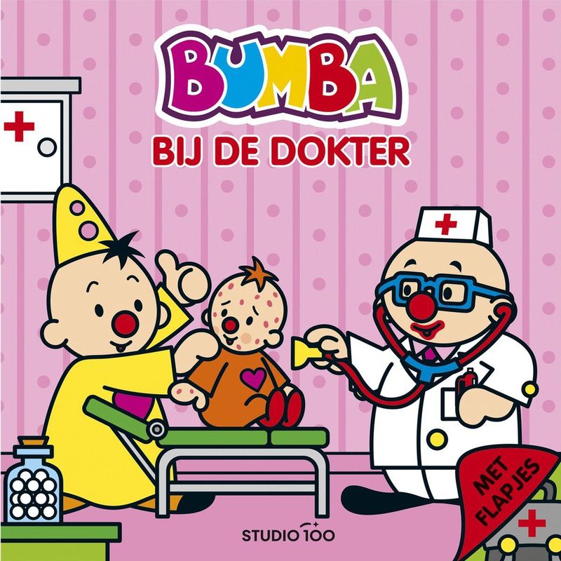 Bumba - Kartonboek met Flapjes - Bij de Dokter