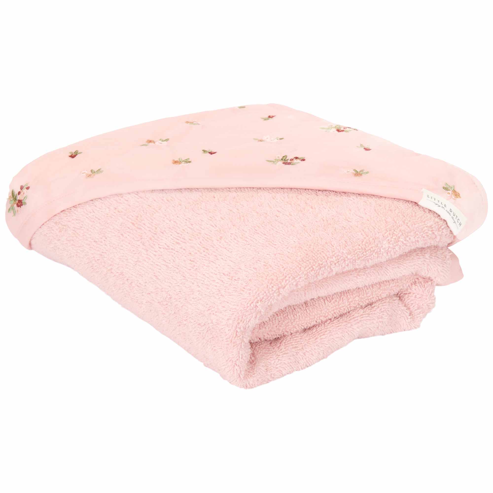 Little Dutch badcape blossom roze