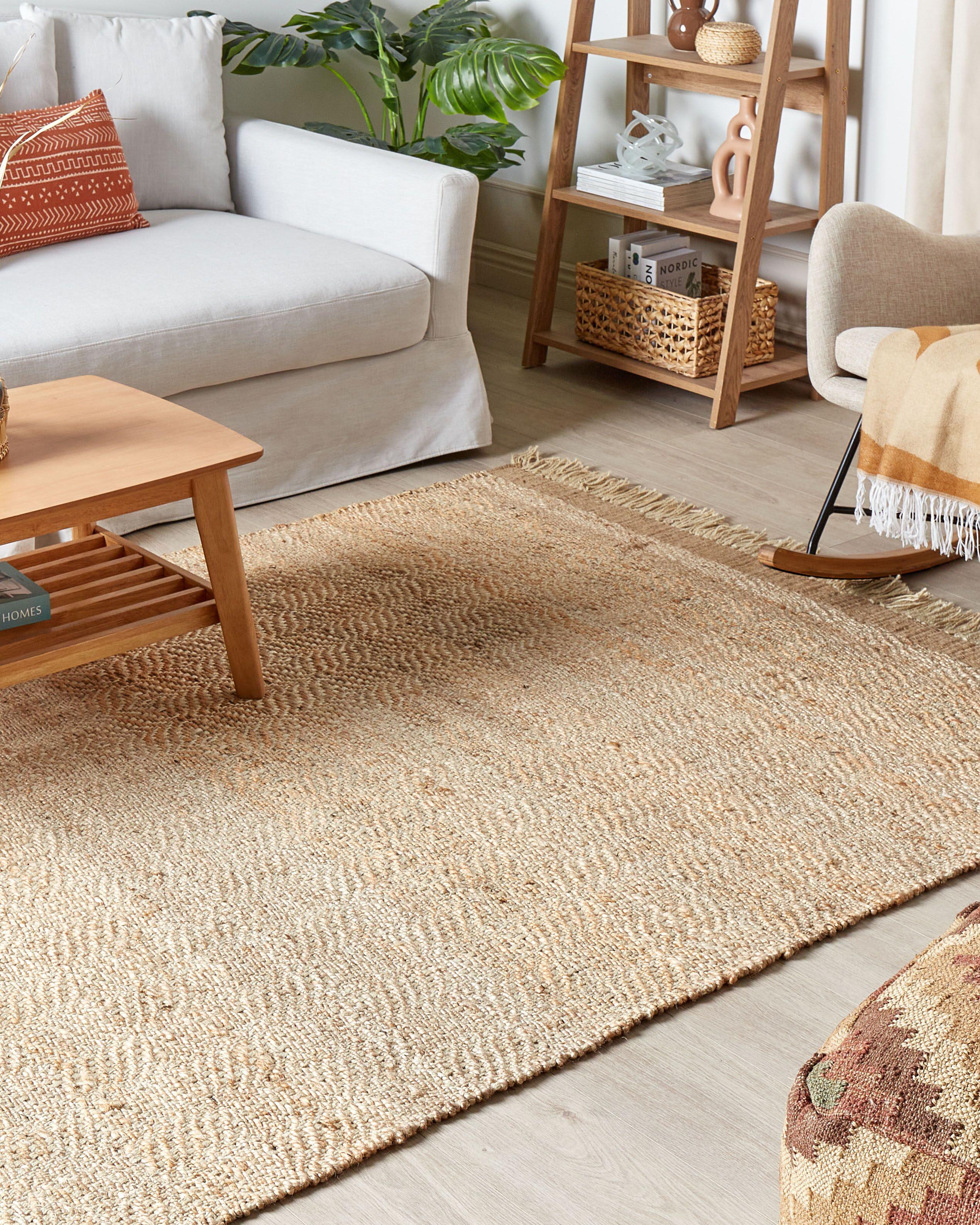 Vloerkleed ABANA Beige 160 x 230 cm Jute