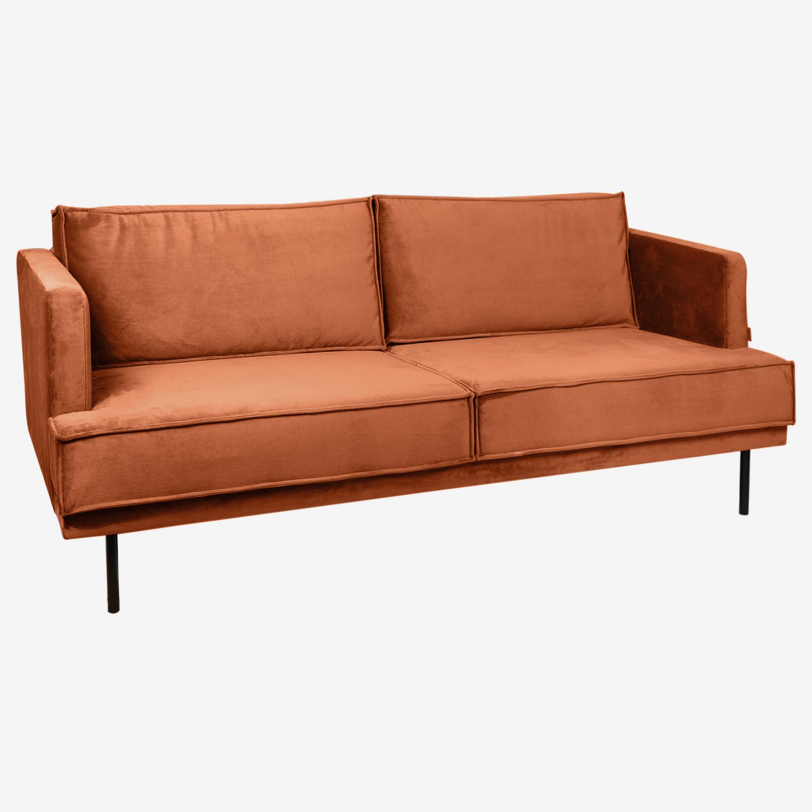 The Duchess velvet bank 2,5-zits roest