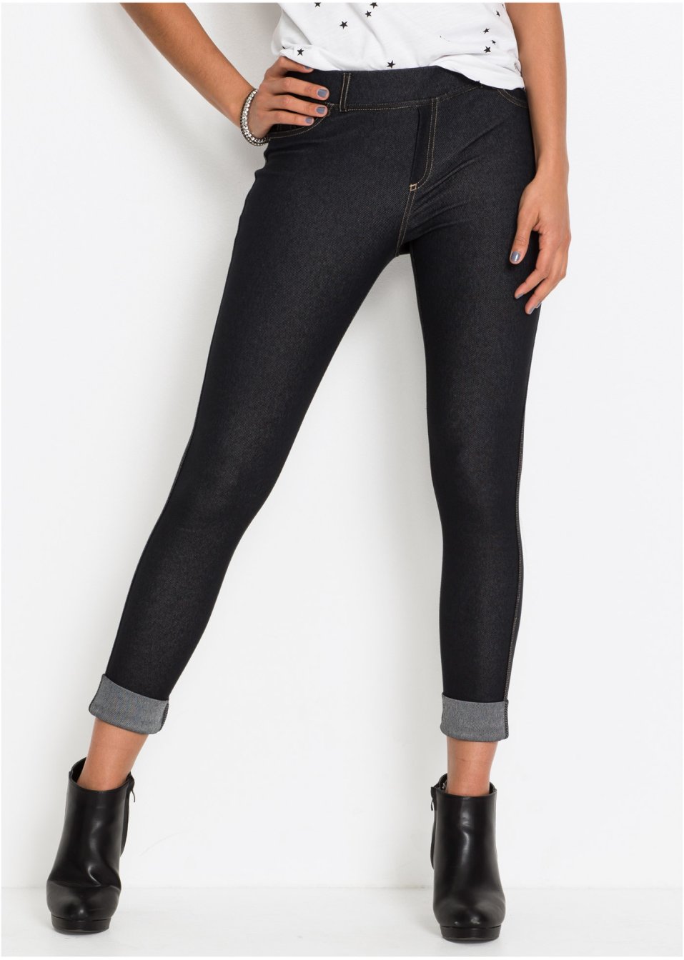 Legging aspect jean