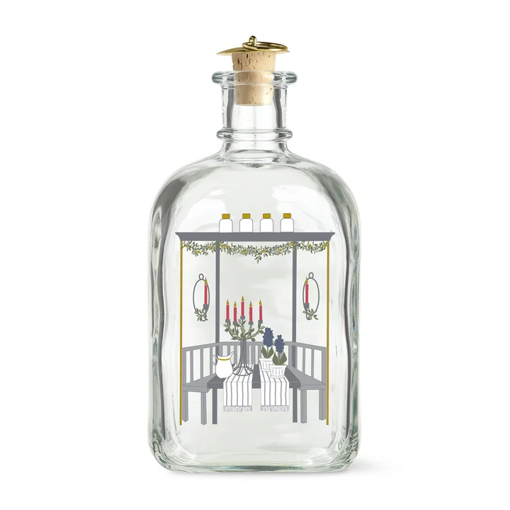 Holmegaard - Christmas Weihnachtsflasche 2024, 73 cl, multicolor