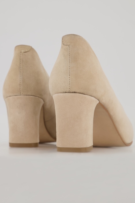 Pumps, Veloursleder, Weite H