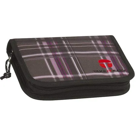 Take it Easy Etui leer 2 Klappen VIOLA braun/rosa