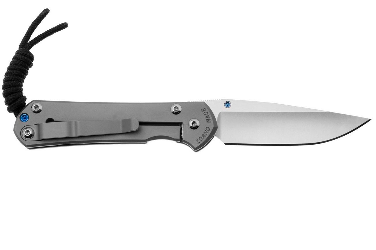 Chris Reeve Small Sebenza 31 MagnaCut Drop Point, Plain, Glass Blasted, S31-1644, zakmes