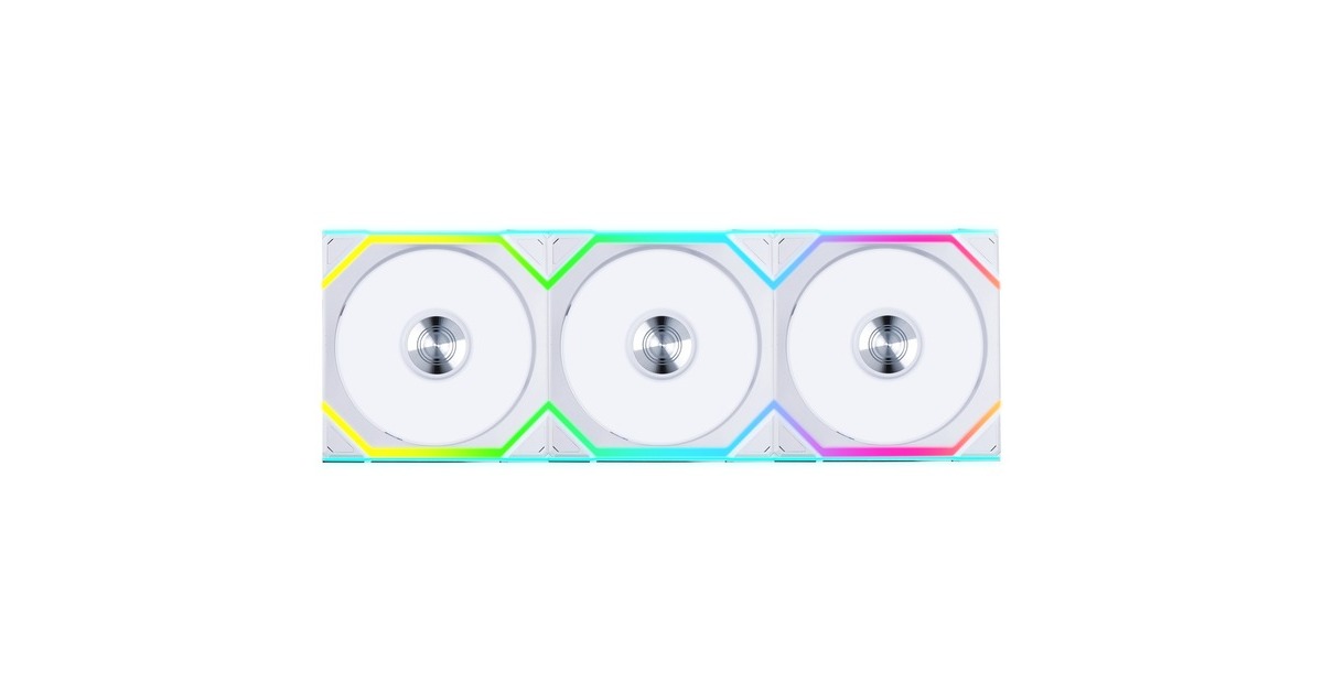 Lian LiUNI FAN SL120 Wireless Reverse Blade RGB case fans  (Wit, 3 stuks, 120 x 124.5 x 28 mm, PWM)