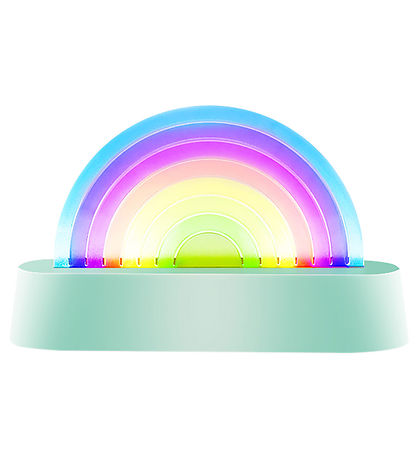 Lalarma Lampe - Tanzen Rainbow - 18x11x4 cm - Minze