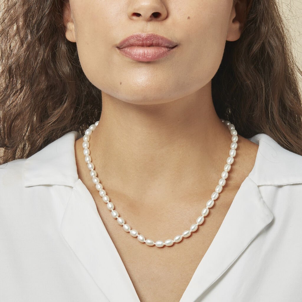 Collier Madlyn Or Jaune Perle De Culture