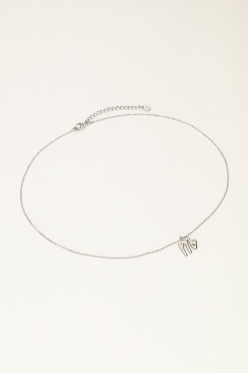 Vintage ketting met initial
