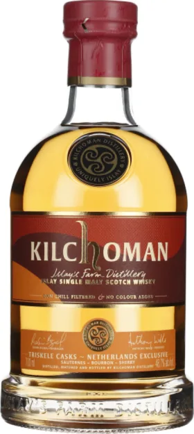 KILCHOMAN TRISKELE CASKS NETHERLANDS EXCLUSIVE 70CL