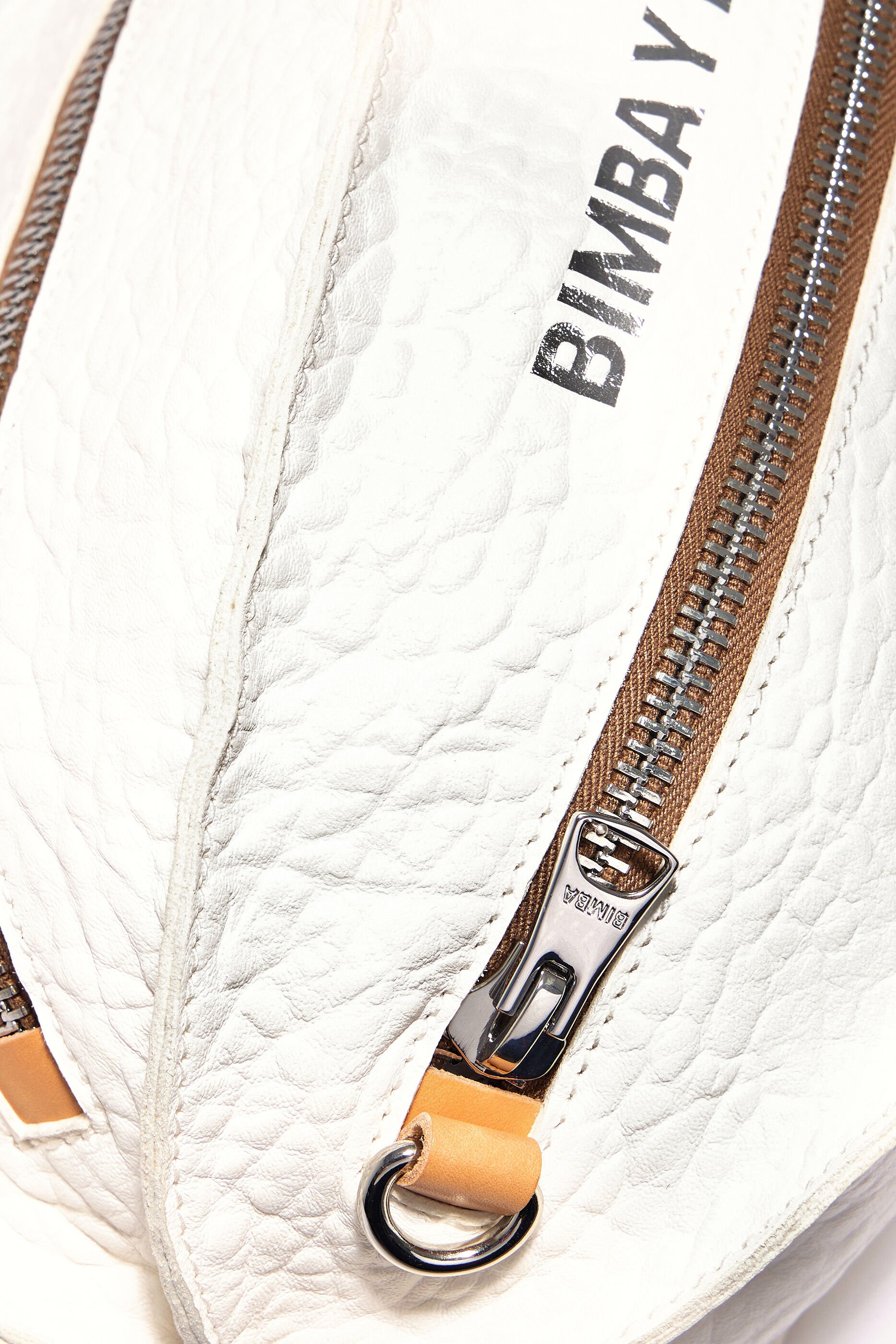 Bolsa Ball Bag tamanho G em couro branco