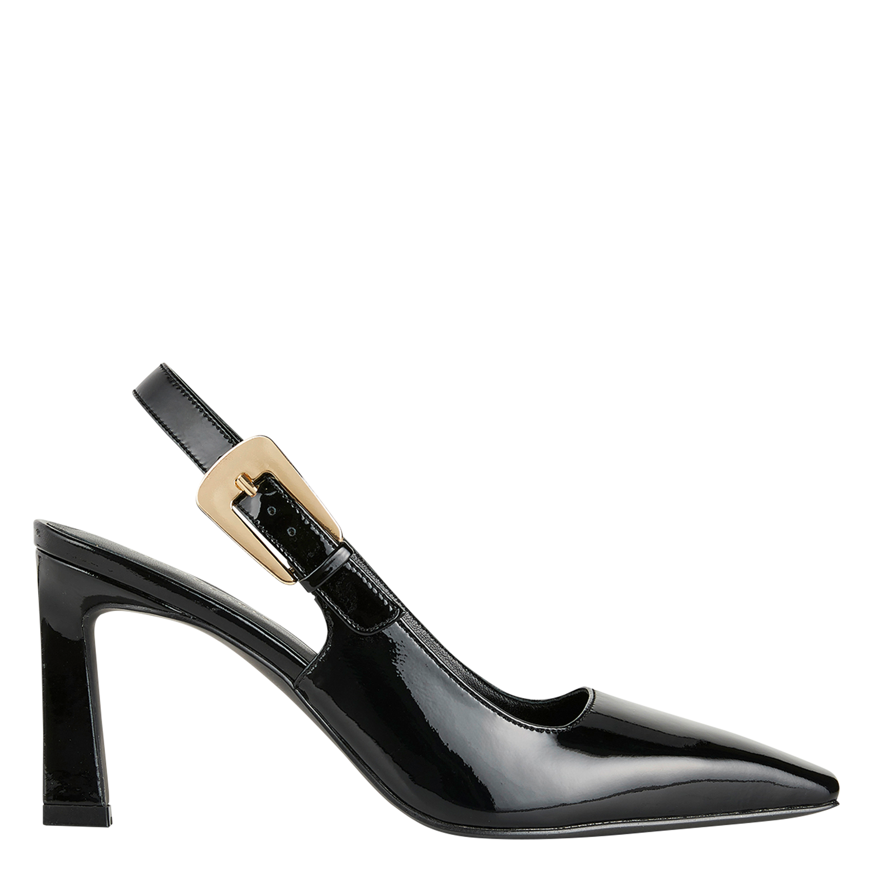 CAMILLE - Escarpins en cuir vernis | Noir