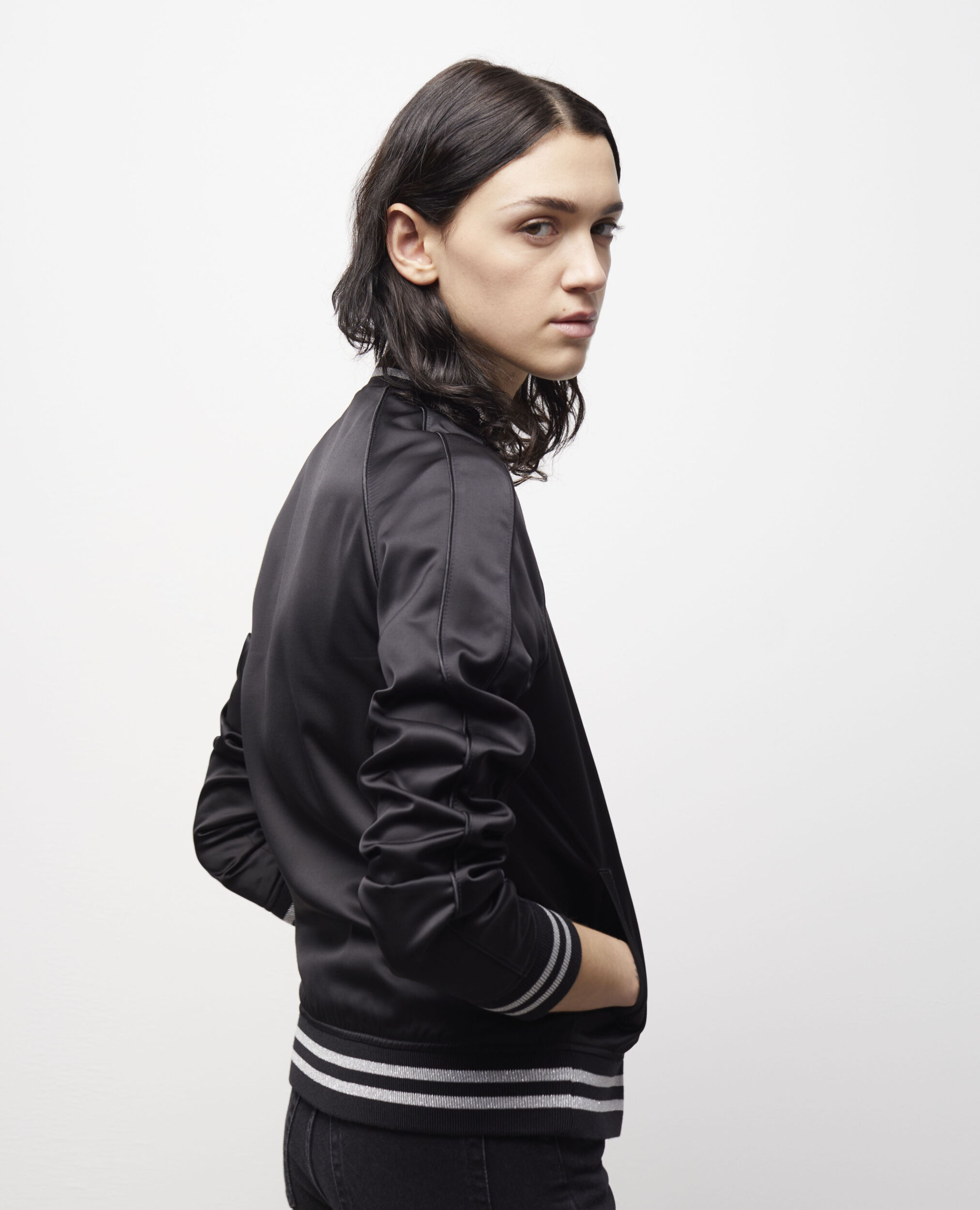 Sweat zippé noir